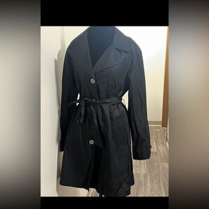East 5th Classic Black Trench Coat